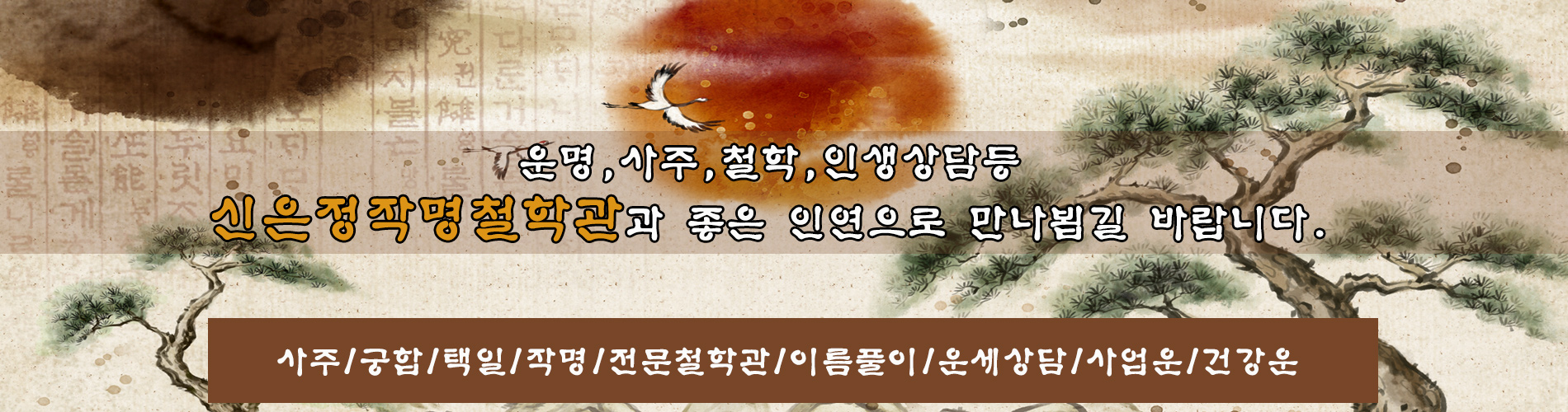 신은정작명철학관 PC 비주얼 0